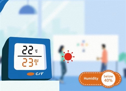 January 2021: Video - How a minimum air humidity of 40 to 60% protects