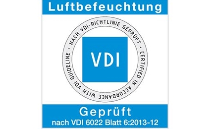 Dependable air humidification through VDI certification 