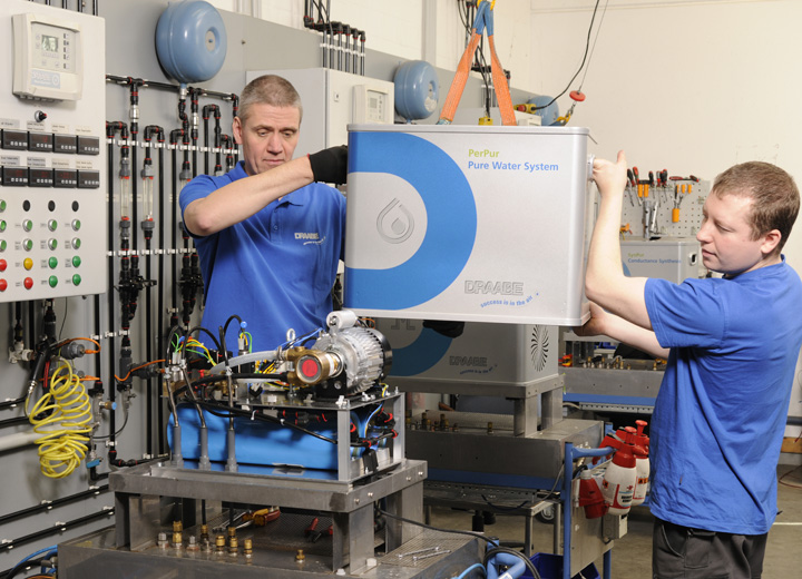 DRAABE full-service package for air humidification and water treatment systems
