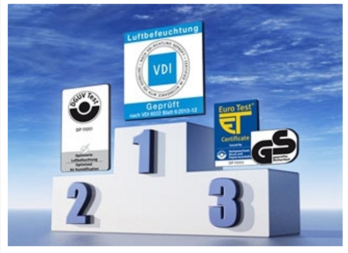 VDI Certification for air humidification